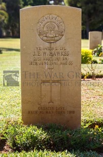 BEIRUT WAR CEMETERY - HAWKES, JOHN EDWARD WILLIAM